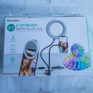 Aduro U-Stream 3-in-1 Selfie Studio Kit (*Missing - Clip-On Selfie Light*)